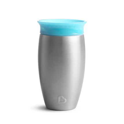 Munchkin Vaso Bebedero Miracle Sippy Cup Azul Acero inoxidable