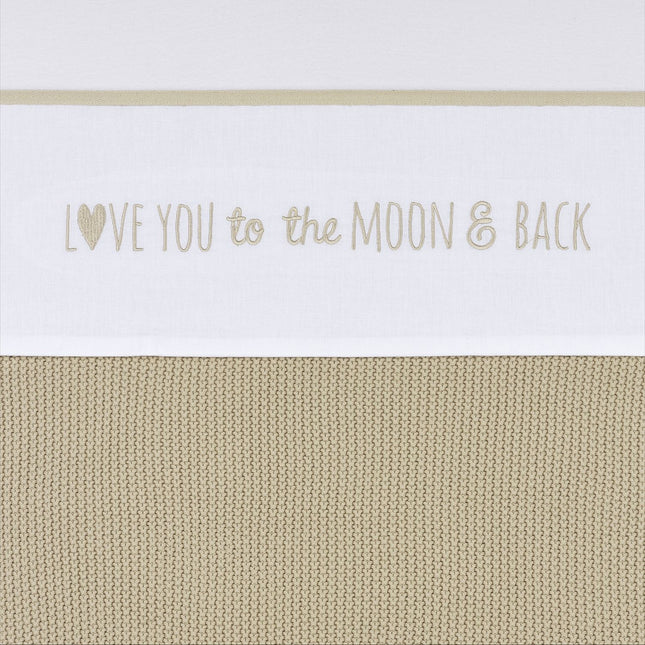 Sábana bajera Meyco Love You To The Moon & Back Arena 100X150cm