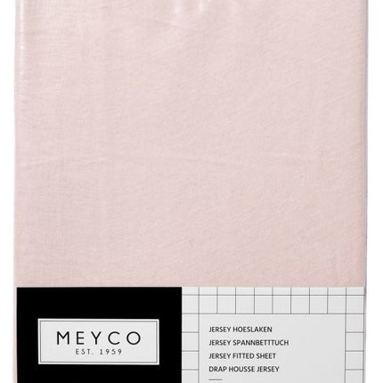 Meyco Sábana Ajustable Jersey Rosa Claro 40x80/90 cm