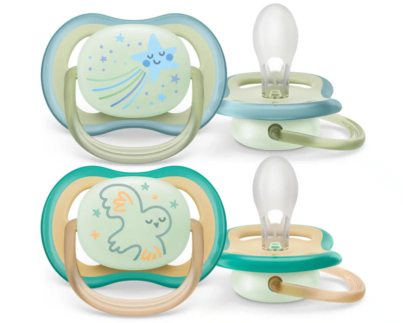 Philips Avent Chupete +0 Meses Air Night Star/Owl