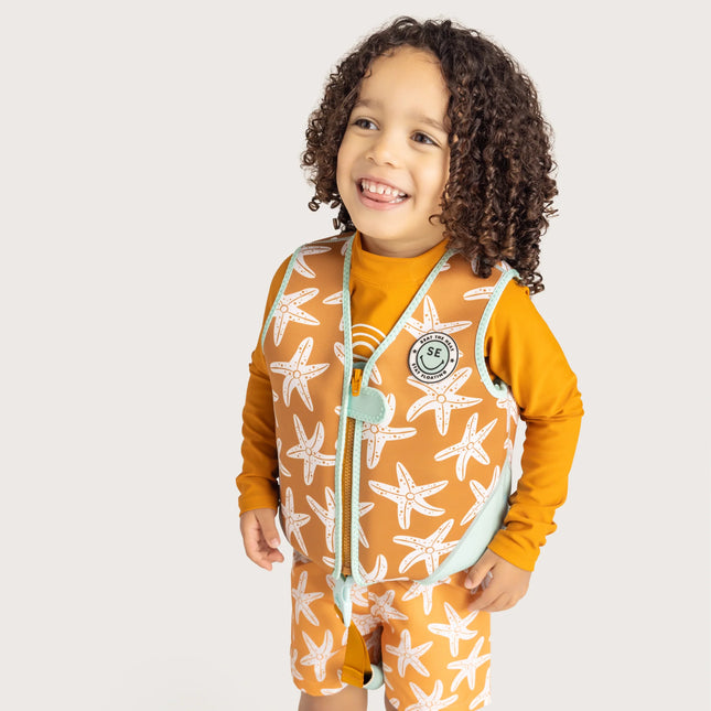 Chaleco salvavidas Swim Essentials Sea Star Leopardo 3-6 Años