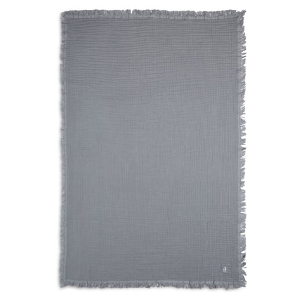 Jollein Manta Cuna Muselina Flecos Gris Tormenta 120x120cm