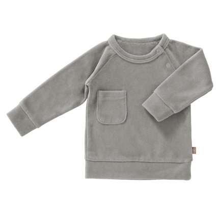 Sudadera Fresk Baby Velours Paloma Gris