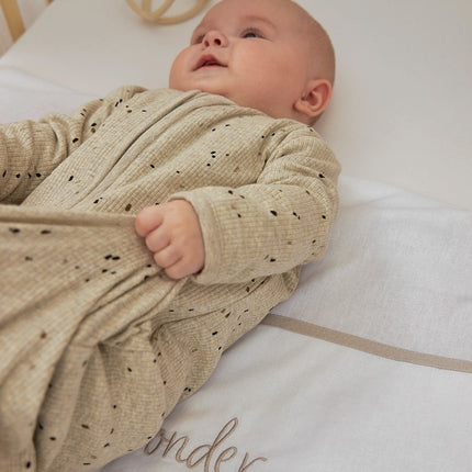 Saco de Dormir Meyco Baby Rib Mini Spot Sand Melange