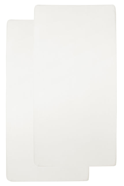 Meyco Sábana Ajustable Jersey Box Colchón 75X95cm Blanco hueso