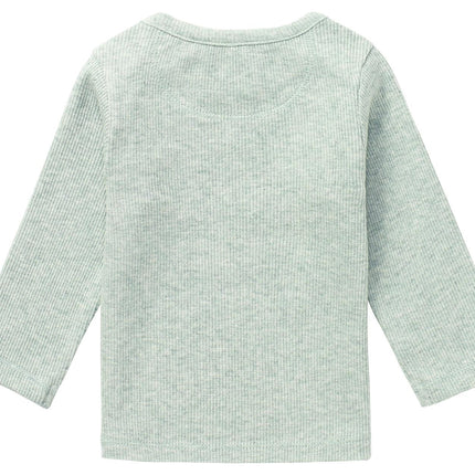 Noppies Camisa bebé Natal Gris Menta Melange