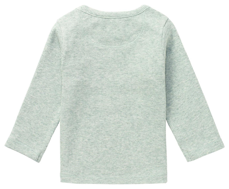 Noppies Camisa bebé Natal Gris Menta Melange