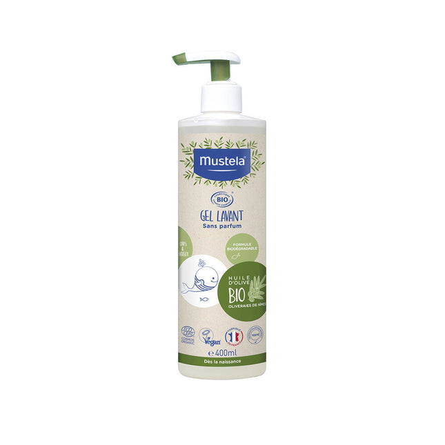 Mustela Jabón para bebés ecológico sin perfume 400ml