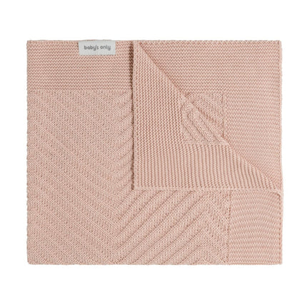 Manta de cuna Sólo Bebé Grace Blush 65x75cm