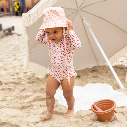 Swim Essentials Gorro para el sol Baby Panther Print Rosa viejo