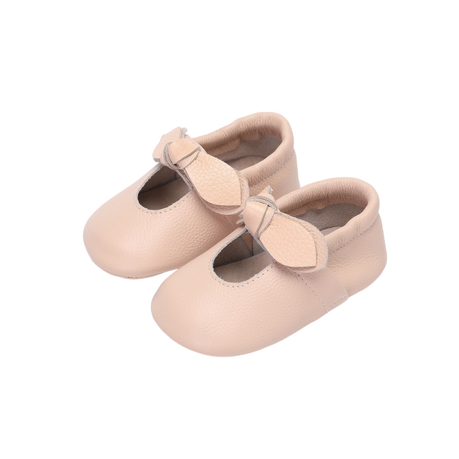 Zapatos de bebé Lilly Beige Ante