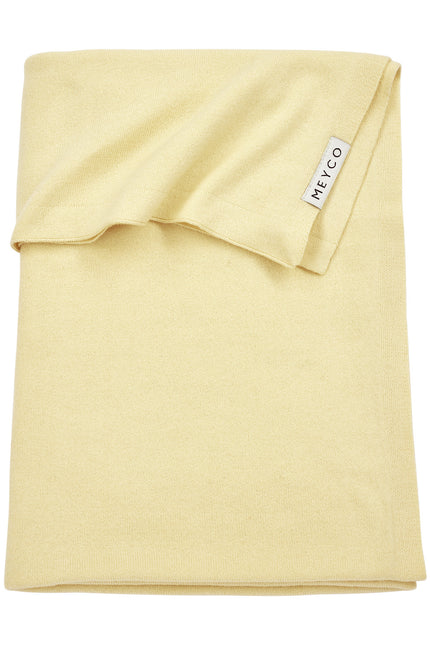 Manta cuna Meyco Punto Basic Soft Amarillo