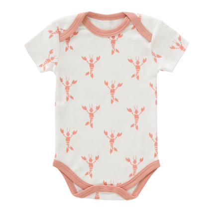 Fresk Romper Manga Corta Langosta Coral Rosa