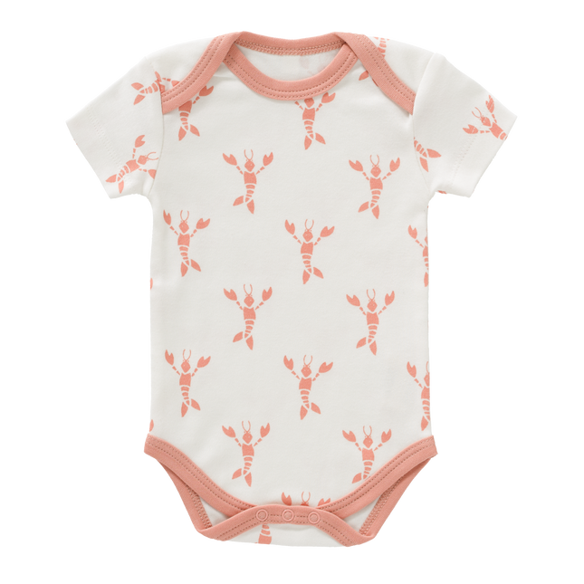 Fresk Romper Manga Corta Langosta Coral Rosa