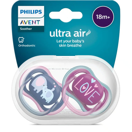 Philips Avent Chupete +18 Meses Aire Elefante/Amor