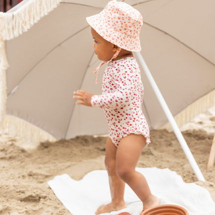 Swim Essentials Gorro para el sol Baby Panther Print Rosa viejo