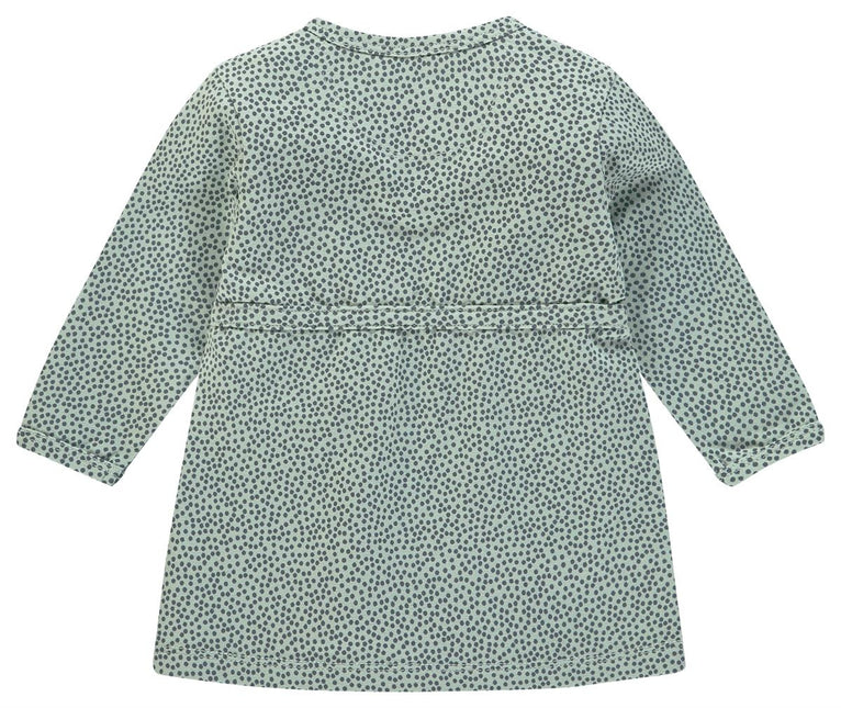 Noppies Vestido de bebé Mattie Gris Menta