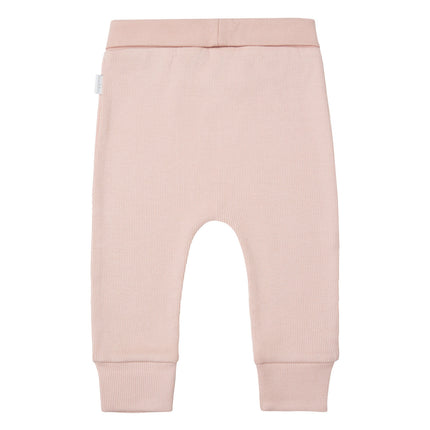 Noppies Pantalón Bebé Confort Rib Naura Rose Smoke