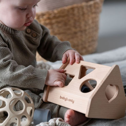 Caja de formas sólo para bebés Casa Tierra