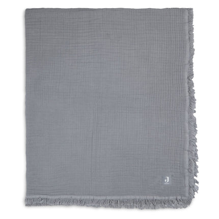 Jollein Manta Cuna Muselina Flecos Gris Tormenta 120x120cm