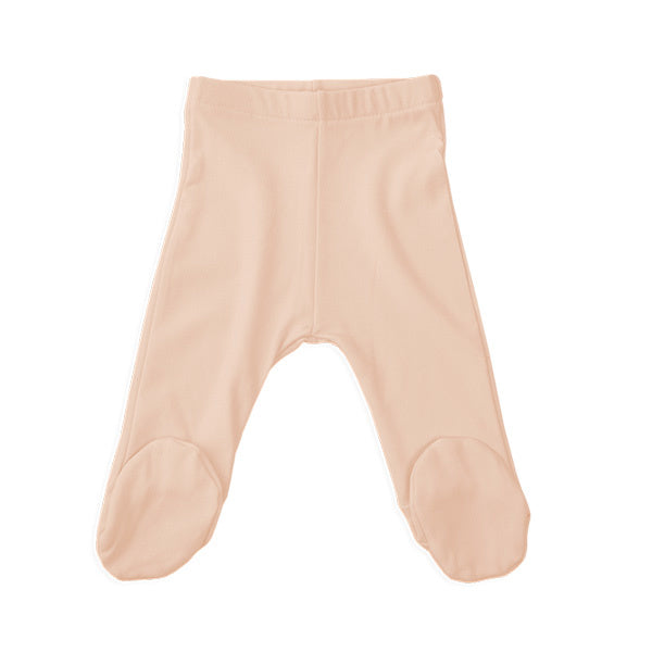 Bamboom Pantalones con Pies para Bebé 1M Rosa