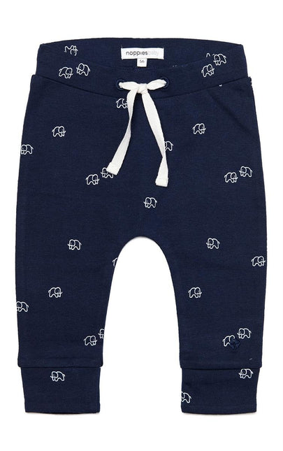 Noppies Pantalón Bebé Elefante Azul Marino