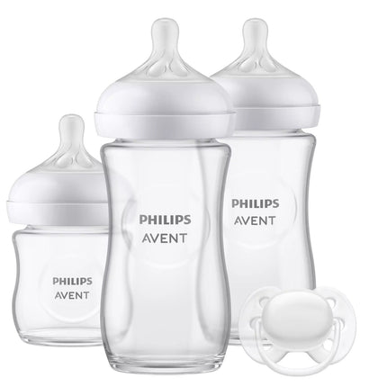 Set de biberones Philips Avent Starter 3.0 Cristal 4 Piezas