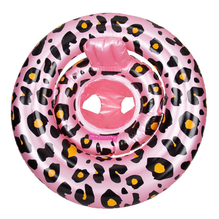 Banda de natación Swim Essentials Baby Panther Print Oro rosa 69Cm