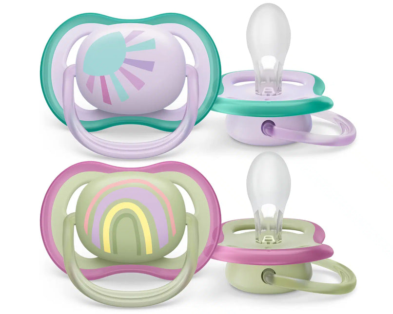 Philips Avent Chupete +0 Meses Air Sun/ Rainbow Girl