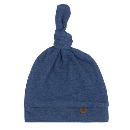 Gorro Sólo Bebé Con Botón Jeans Melange