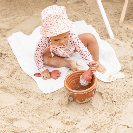 Swim Essentials Gorro para el sol Baby Panther Print Rosa viejo