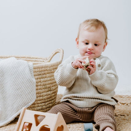 Caja de formas sólo para bebés Casa Tierra