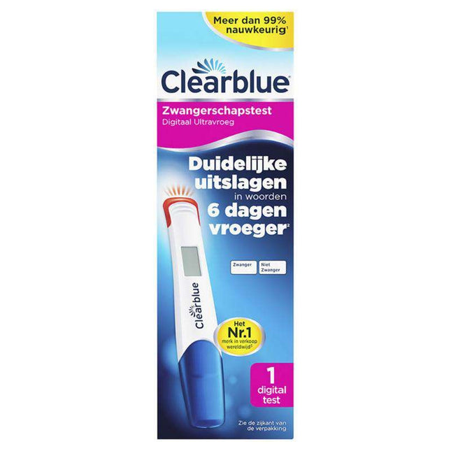 Prueba de embarazo Clearblue Digital Ultra Temprana