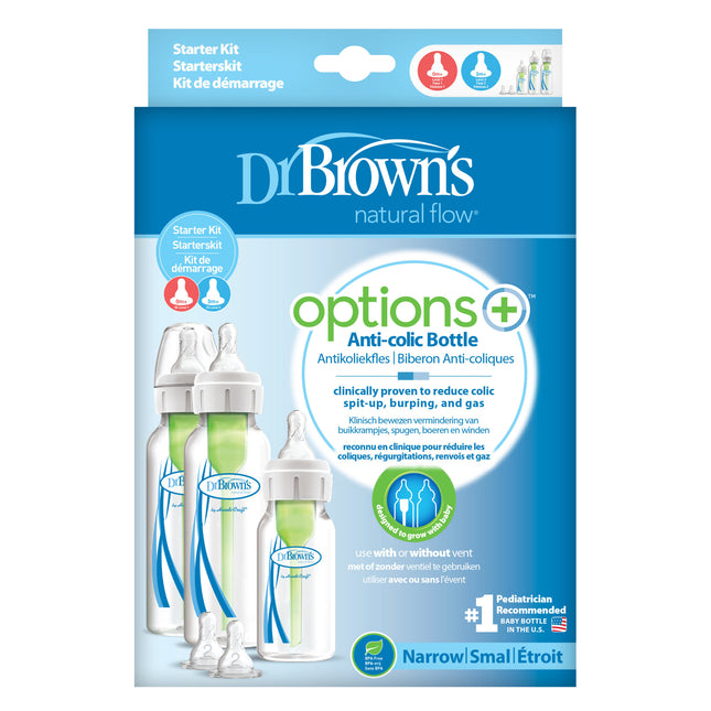 Dr. Brown's Options+ Starter Pack Botella estándar 9 unidades