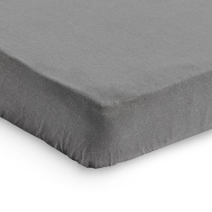 Jollein Sábana Ajustable Jersey Gris Tormenta 60x120cm