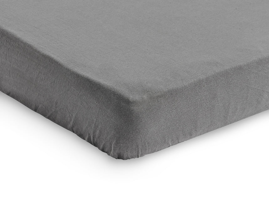 Jollein Sábana Ajustable Jersey Gris Tormenta 60x120cm