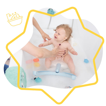 Asiento de baño plegable para bebés Badabulle