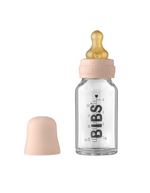 BIBS Biberón Cristal 110ml Blush