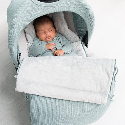 Saco cubrepiés Baby's Only Silla de Coche Classic 0+ Lana Blanco