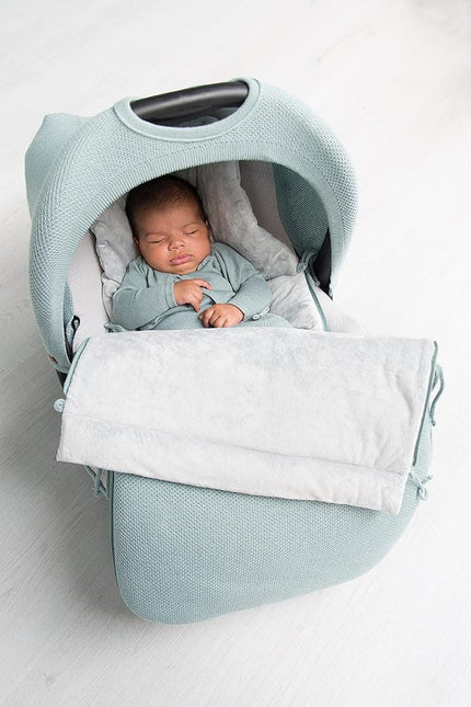 Saco cubrepiés Baby's Only Silla de Coche Classic 0+ Lana Blanco