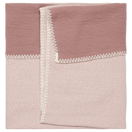 Koeka Manta Cuna Reversible Riga Gris Rosa