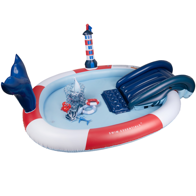 Swim Essentials Piscina Infantil Tobogán Ballena 2.10M