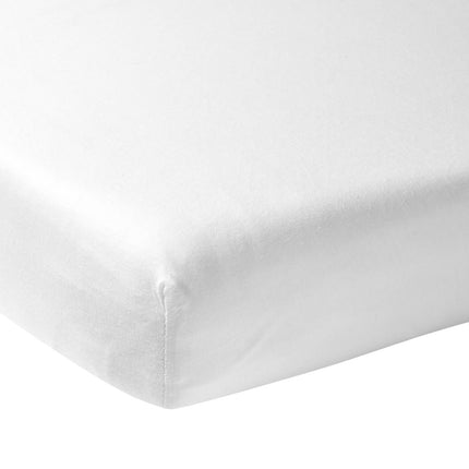 Meyco Sábana Ajustable Jersey Blanco 60x120cm