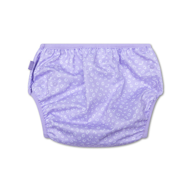 Pañal de natación Swim Essentials Lavable Lila Leopardo