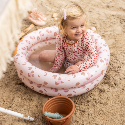 Swim Essentials Piscina Infantil Leopardo Rosa 60Cm