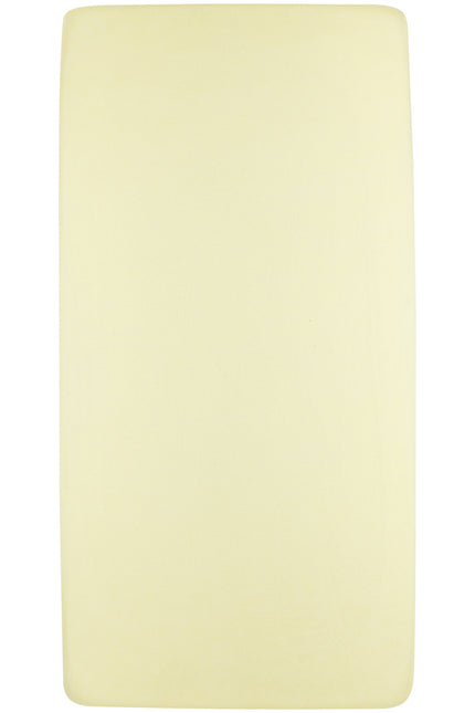 Meyco Sábana Ajustable Jersey Box Colchón 75X95cm Suave Amarillo