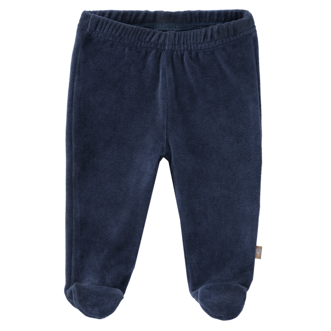 Fresk Pantalón Bebé Velours Con Pie Indigo