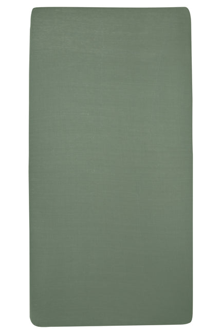 Meyco Sábana Ajustable Jersey Box Colchón 75X95cm Verde Bosque