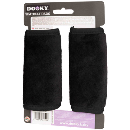 Protector de cinturón Dooky Negro 2St