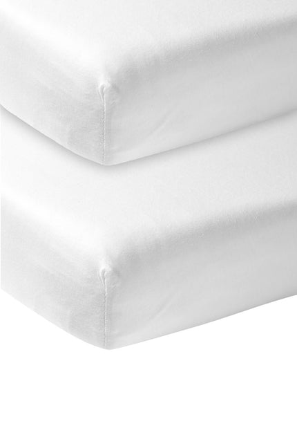 Meyco Sábana Ajustable Jersey 2St 50X90 Blanco